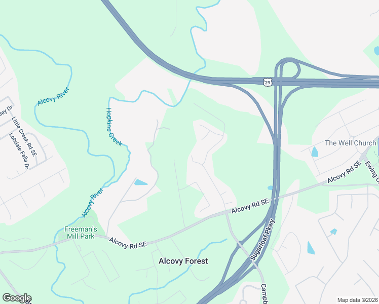 map of restaurants, bars, coffee shops, grocery stores, and more near 535 Alcovy Springs Drive Southeast in Lawrenceville