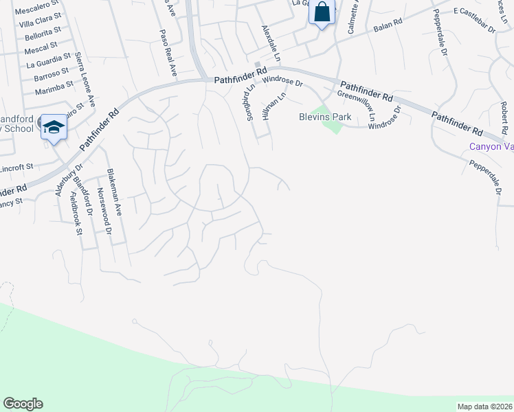 map of restaurants, bars, coffee shops, grocery stores, and more near 19055 Brittany Place in Rowland Heights