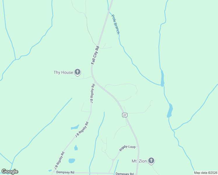 map of restaurants, bars, coffee shops, grocery stores, and more near 4552 Fall City Road in Jasper