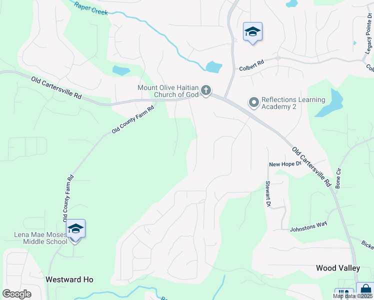 map of restaurants, bars, coffee shops, grocery stores, and more near 264 Cannon Ridge View in Dallas