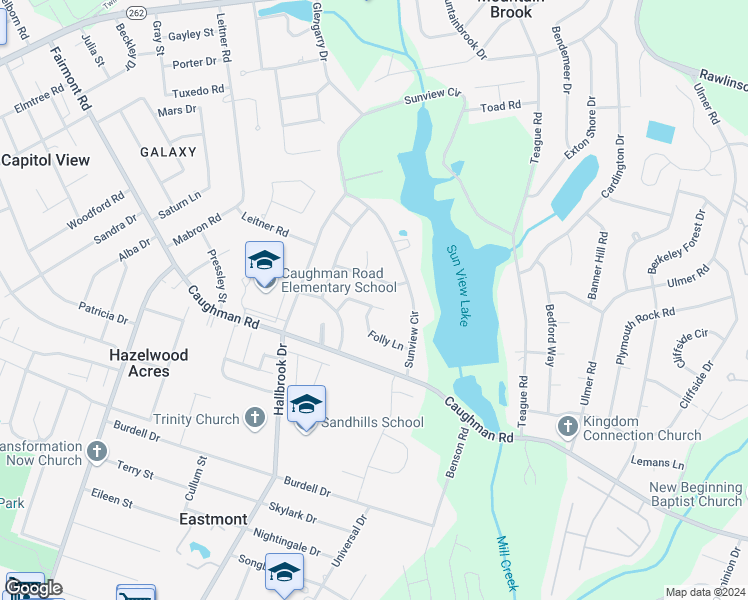 map of restaurants, bars, coffee shops, grocery stores, and more near 7821 Folly Court in Columbia