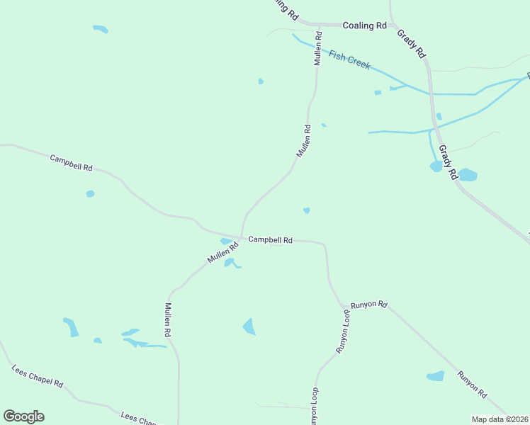 map of restaurants, bars, coffee shops, grocery stores, and more near 1027 Campbell Road in Cedartown