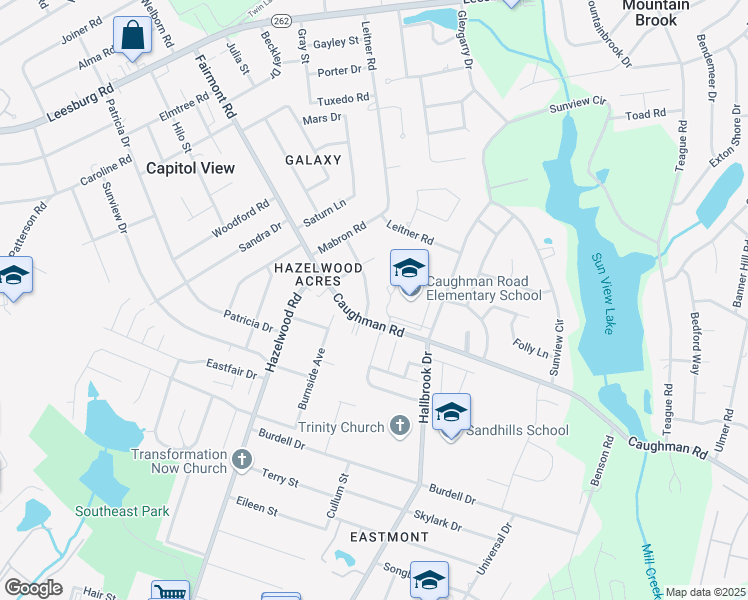 map of restaurants, bars, coffee shops, grocery stores, and more near 1814 Pressley Street in Columbia