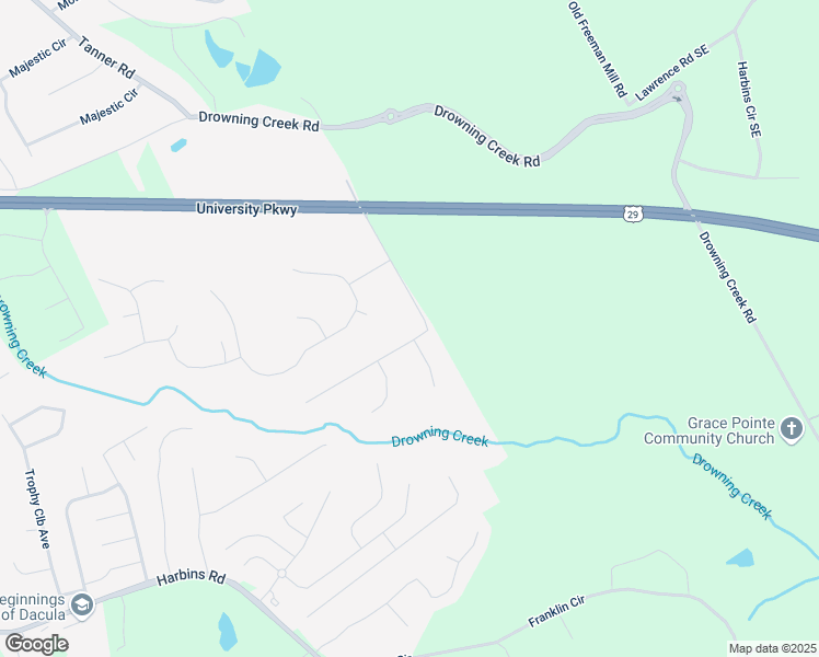 map of restaurants, bars, coffee shops, grocery stores, and more near 2990 Williams Farm Drive in Dacula