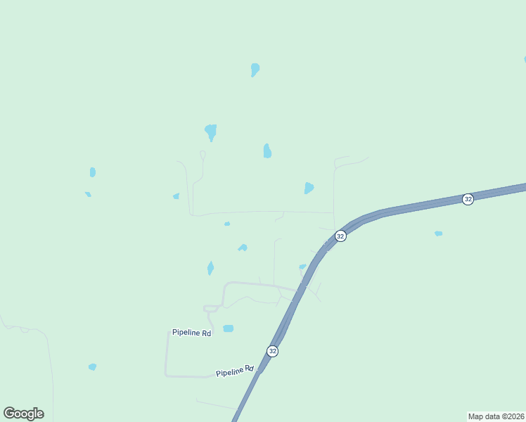 map of restaurants, bars, coffee shops, grocery stores, and more near E2100 Road in Love County