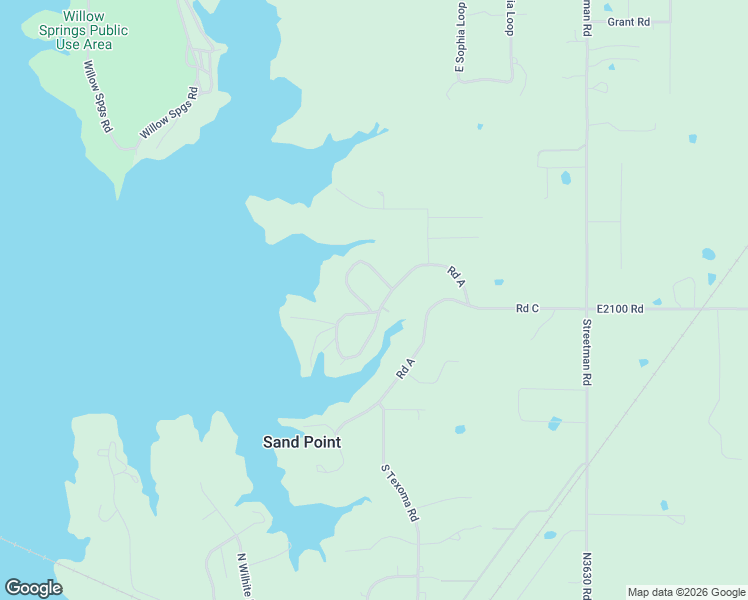 map of restaurants, bars, coffee shops, grocery stores, and more near 643 North Sand Point Road in Mead