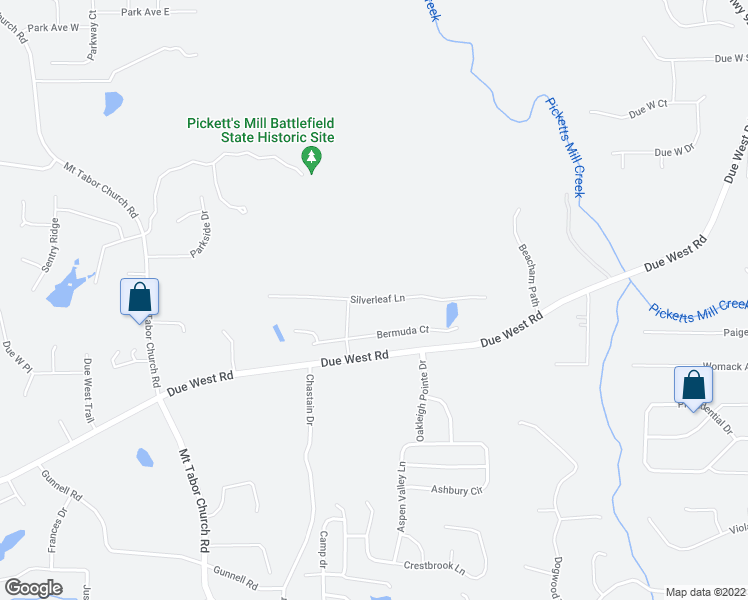 map of restaurants, bars, coffee shops, grocery stores, and more near 307 Silverleaf Lane in Dallas