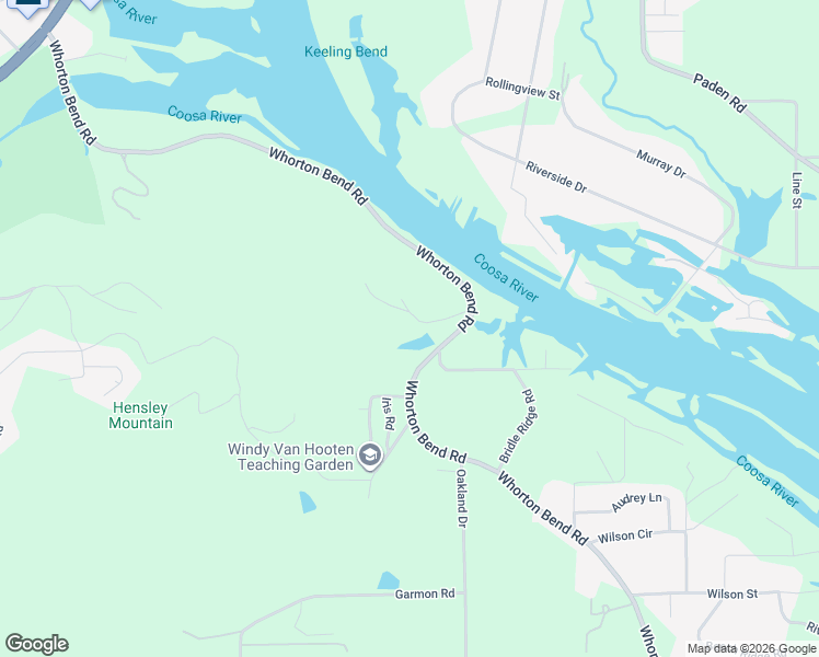 map of restaurants, bars, coffee shops, grocery stores, and more near 40 Whippoorwill Drive in Gadsden
