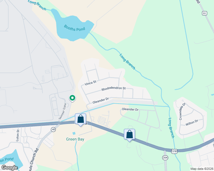 map of restaurants, bars, coffee shops, grocery stores, and more near 3730 Vinca Street in Sumter