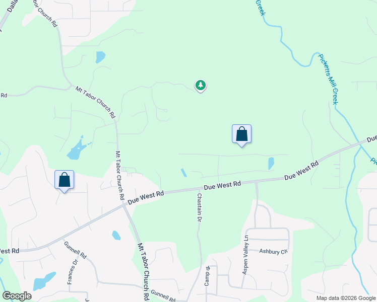 map of restaurants, bars, coffee shops, grocery stores, and more near 65 Silverleaf Lane in Dallas
