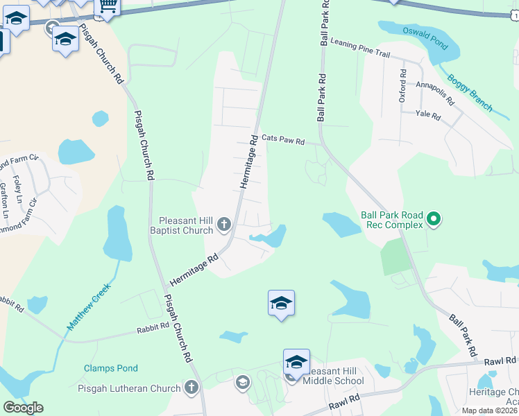 map of restaurants, bars, coffee shops, grocery stores, and more near 512 Deanna Court in Lexington