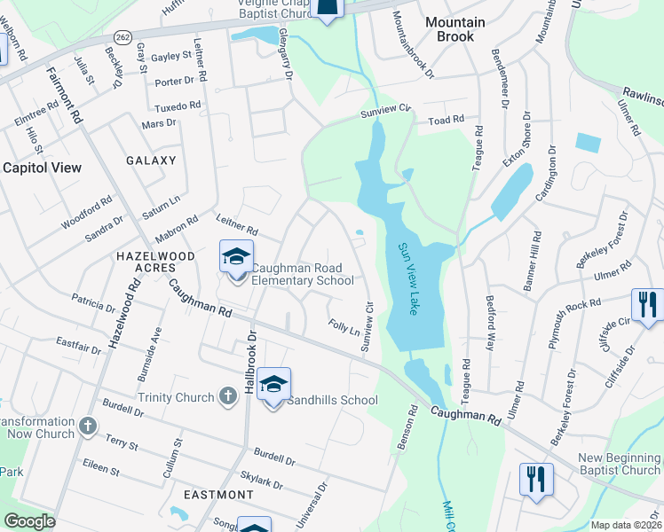 map of restaurants, bars, coffee shops, grocery stores, and more near 22 Tradd Court in Columbia
