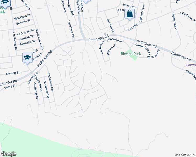 map of restaurants, bars, coffee shops, grocery stores, and more near 2572 Carlton Place in Rowland Heights
