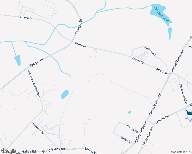 map of restaurants, bars, coffee shops, grocery stores, and more near 1415 Murrell Road in Winterville