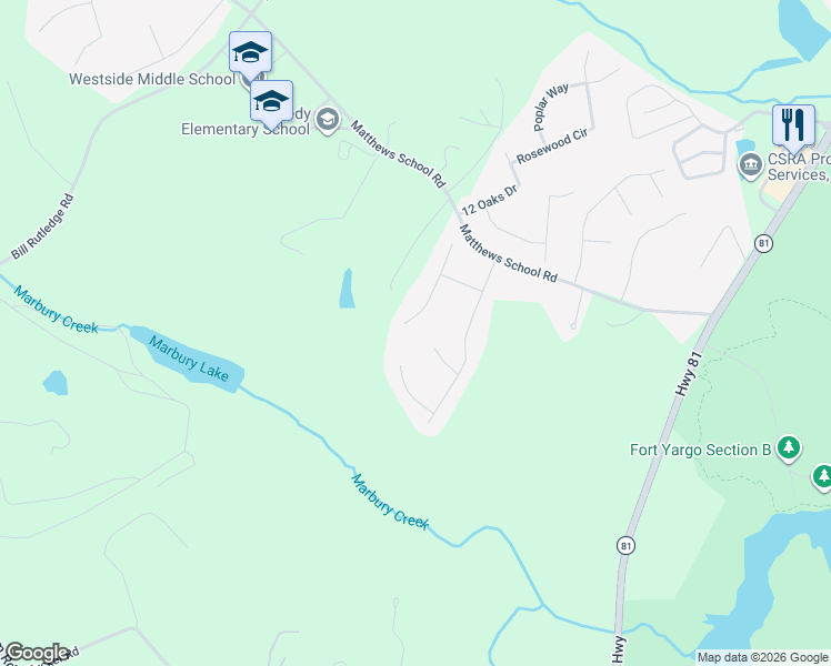 map of restaurants, bars, coffee shops, grocery stores, and more near 220 Deer Walk Dr in Winder