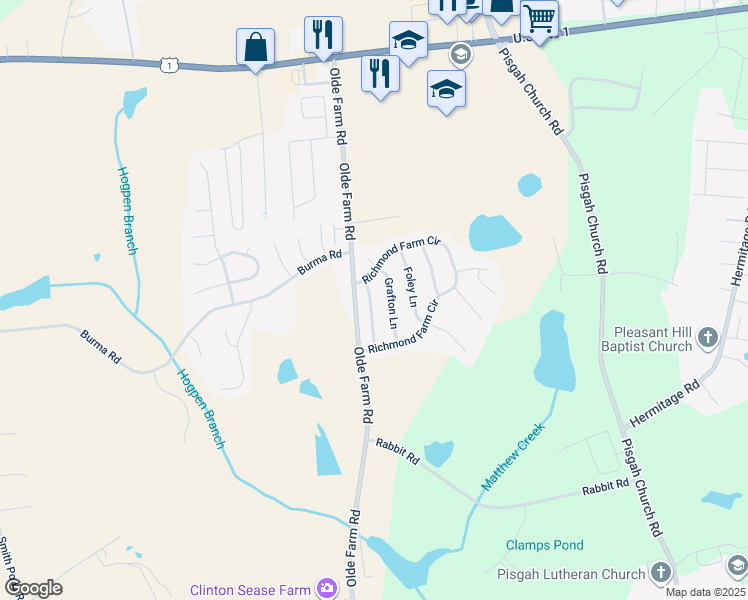 map of restaurants, bars, coffee shops, grocery stores, and more near 140 Wigmore Lane in Lexington
