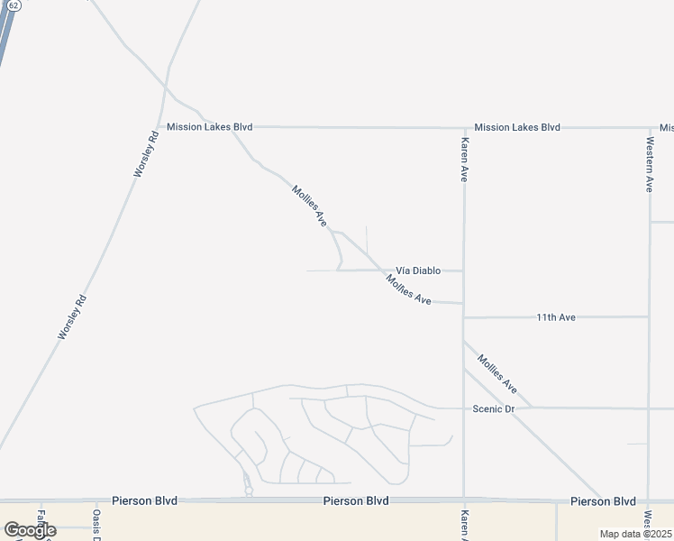 map of restaurants, bars, coffee shops, grocery stores, and more near 62600 Vía Diablo in Desert Hot Springs