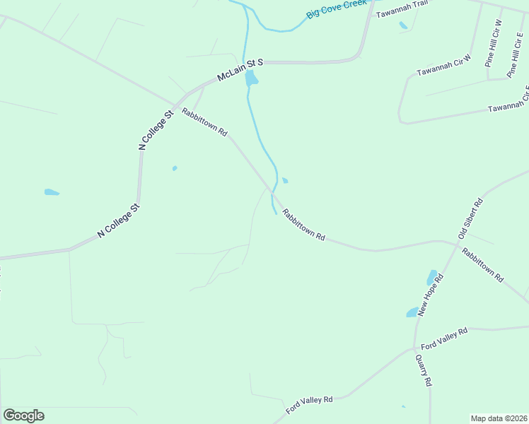 map of restaurants, bars, coffee shops, grocery stores, and more near 61 Coley Road in Gadsden