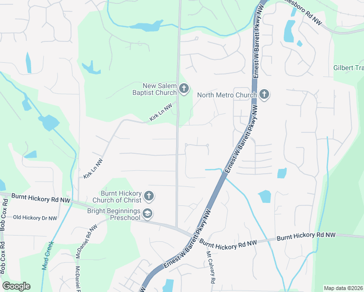 map of restaurants, bars, coffee shops, grocery stores, and more near 633 Tabbystone Northwest in Marietta