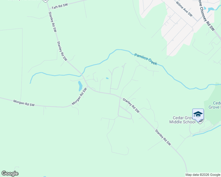 map of restaurants, bars, coffee shops, grocery stores, and more near 1402 Black Bear Run Southwest in Brunswick County