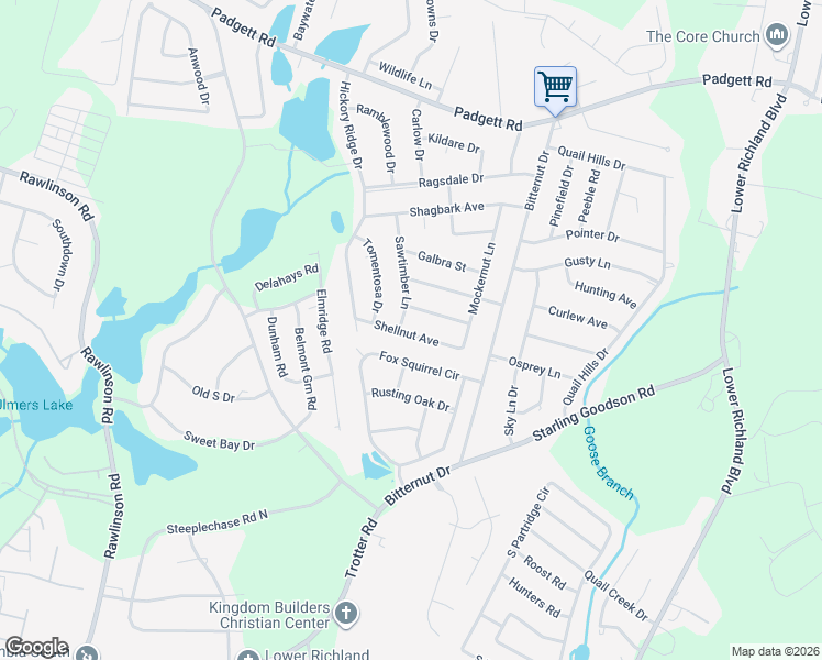 map of restaurants, bars, coffee shops, grocery stores, and more near 340 Shellnut Avenue in Columbia