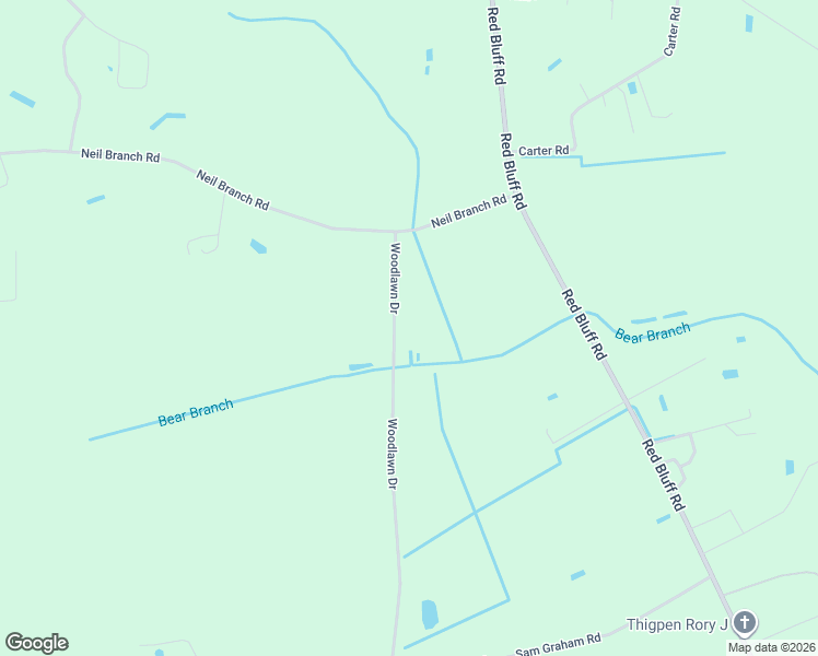 map of restaurants, bars, coffee shops, grocery stores, and more near 3701 Woodlawn Drive in Loris