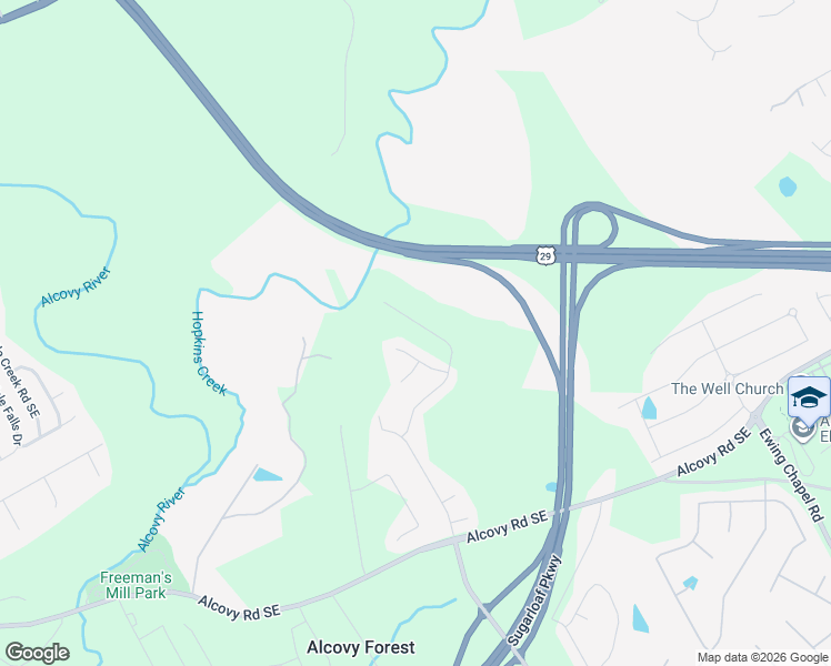 map of restaurants, bars, coffee shops, grocery stores, and more near 2016 Alcovy Trace Way in Lawrenceville