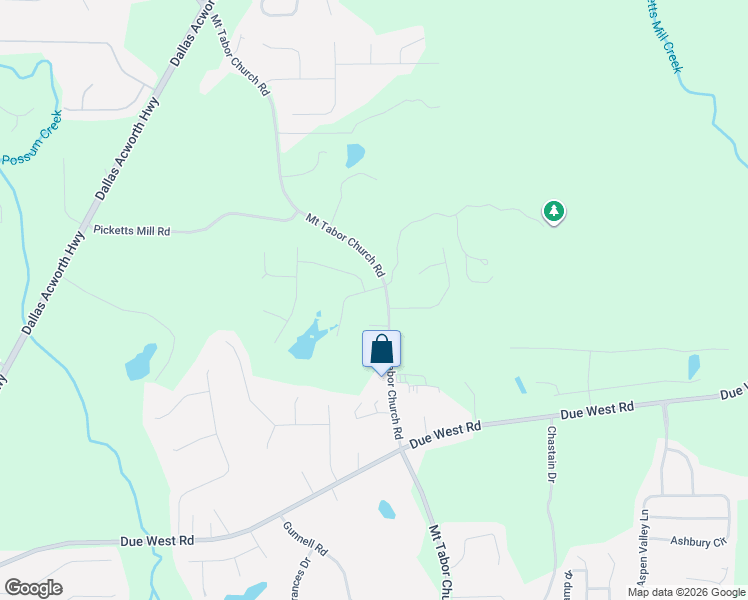 map of restaurants, bars, coffee shops, grocery stores, and more near 4432 Mount Tabor Church Road in Dallas
