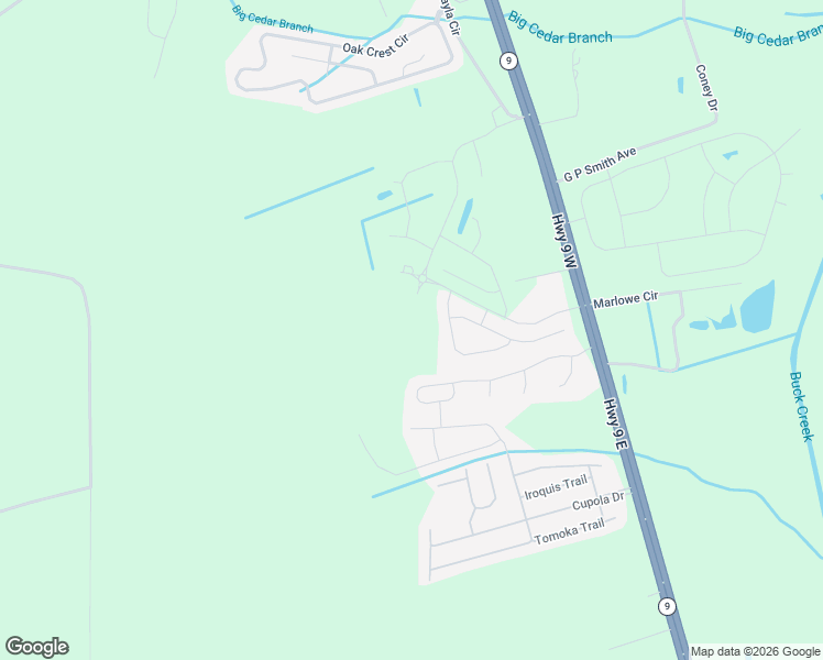 map of restaurants, bars, coffee shops, grocery stores, and more near 716 Hackberry Way in Longs