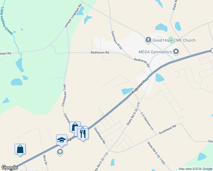map of restaurants, bars, coffee shops, grocery stores, and more near 206 Ruby Prince Road in Gilbert
