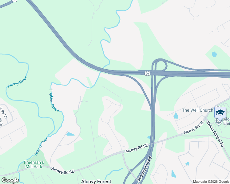 map of restaurants, bars, coffee shops, grocery stores, and more near 2007 Alcovy Trace Way in Lawrenceville