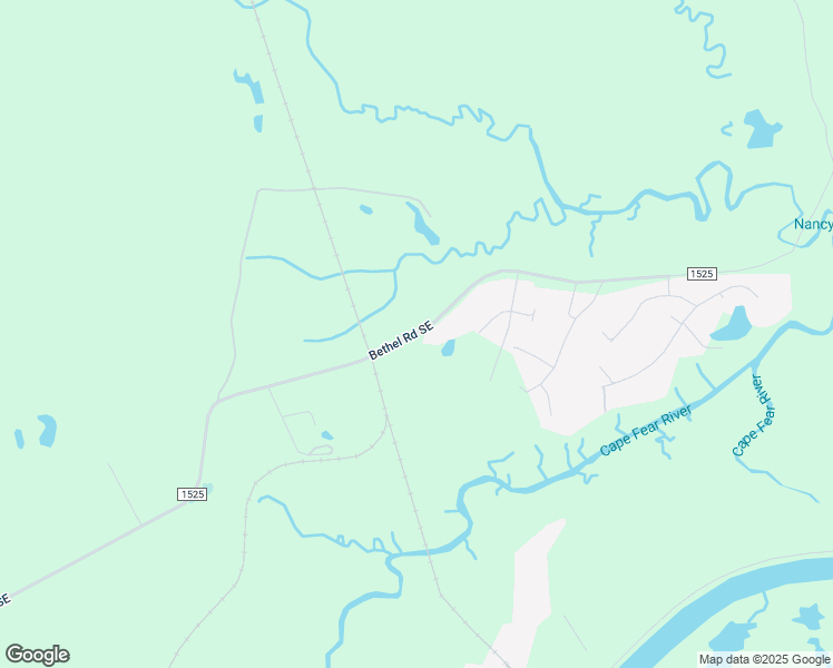 map of restaurants, bars, coffee shops, grocery stores, and more near Bethel Road Southeast in Southport