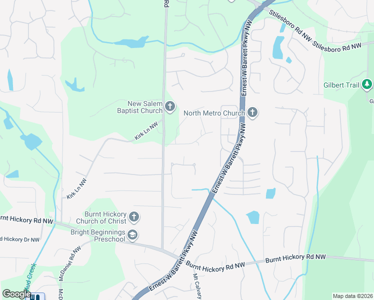 map of restaurants, bars, coffee shops, grocery stores, and more near 2251 Salient Road in Marietta