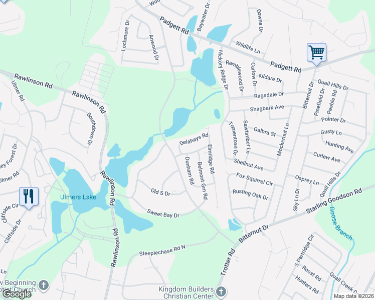 map of restaurants, bars, coffee shops, grocery stores, and more near 3320 Trotter Road in Columbia