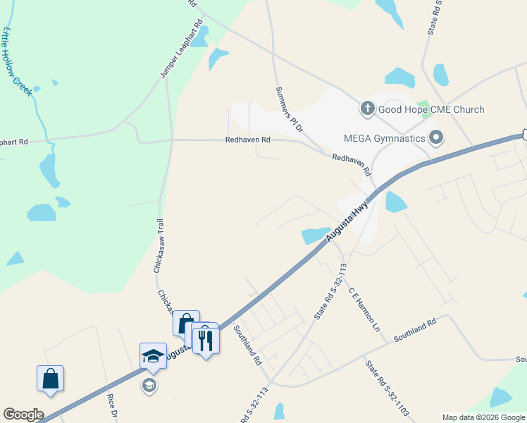 map of restaurants, bars, coffee shops, grocery stores, and more near 206 Ruby Prince Road in Gilbert