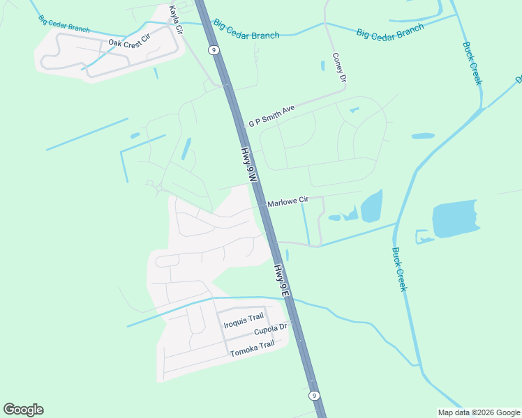map of restaurants, bars, coffee shops, grocery stores, and more near 504 Shellbark Drive in Longs
