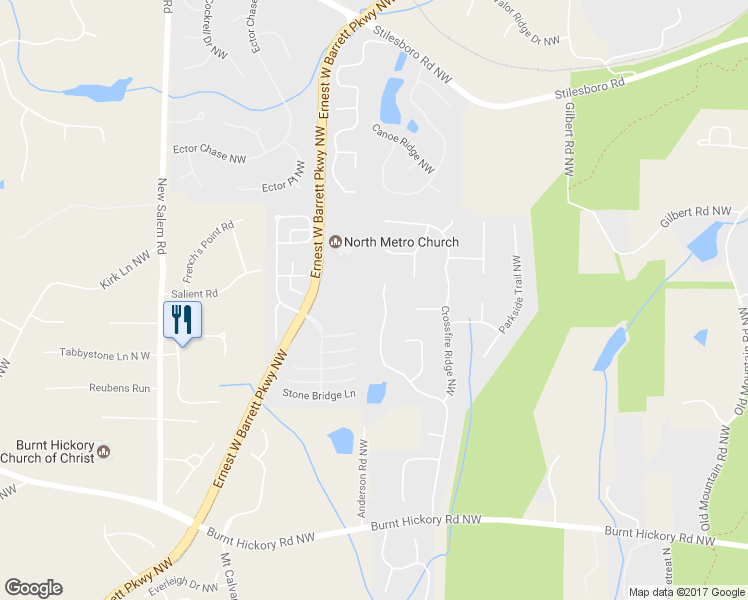 map of restaurants, bars, coffee shops, grocery stores, and more near 821 Hardage Farm Drive Northwest in Marietta