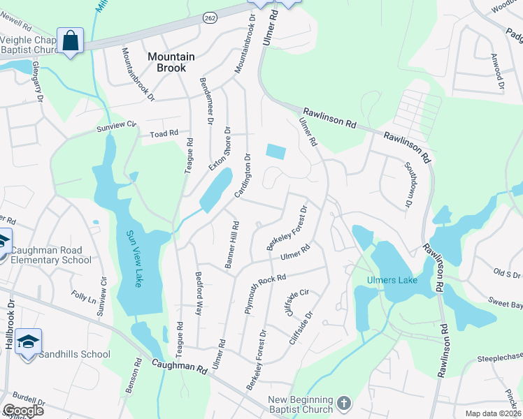 map of restaurants, bars, coffee shops, grocery stores, and more near 8608 Maywood Drive in Columbia