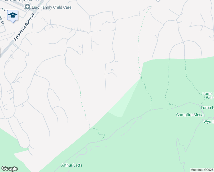map of restaurants, bars, coffee shops, grocery stores, and more near 2898 Horizon Lane in Diamond Bar