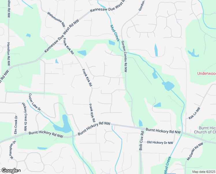 map of restaurants, bars, coffee shops, grocery stores, and more near 749 Fallwood Court Northwest in Marietta