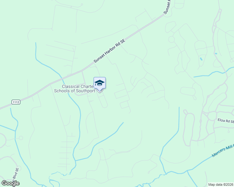 map of restaurants, bars, coffee shops, grocery stores, and more near 4526 Spring Air Court Southeast in Brunswick County