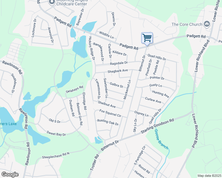 map of restaurants, bars, coffee shops, grocery stores, and more near 341 Greybark Drive in Columbia