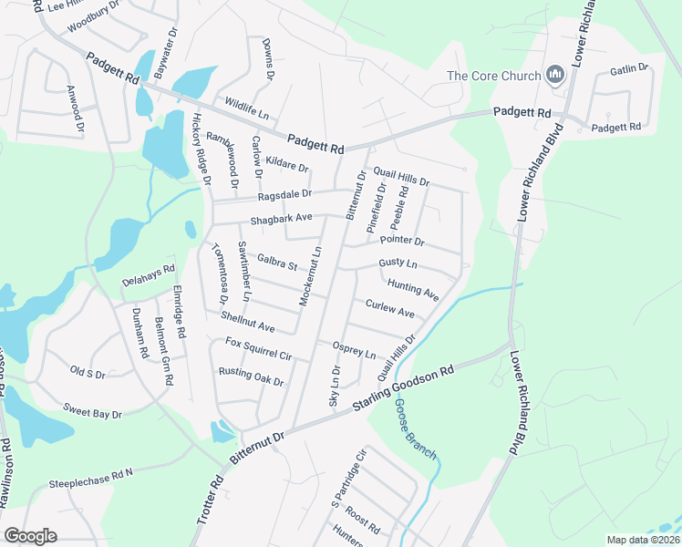 map of restaurants, bars, coffee shops, grocery stores, and more near 653 Bitternut Road in Columbia