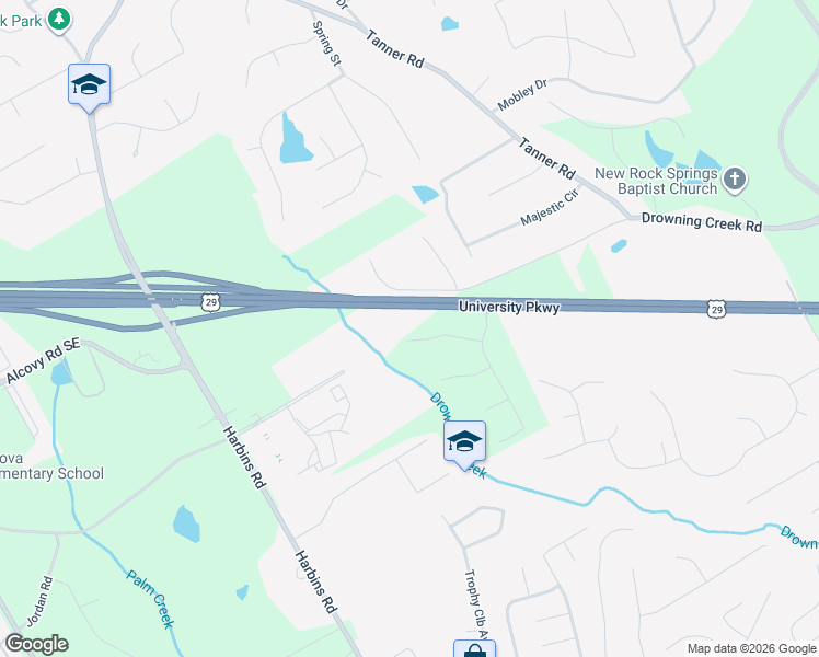 map of restaurants, bars, coffee shops, grocery stores, and more near 2497 Briar Valley Way in Dacula