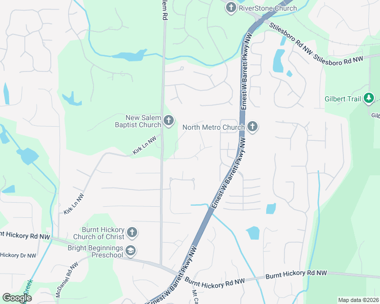 map of restaurants, bars, coffee shops, grocery stores, and more near 2251 Salient Road in Marietta