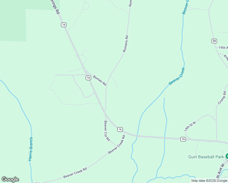 map of restaurants, bars, coffee shops, grocery stores, and more near in Guin