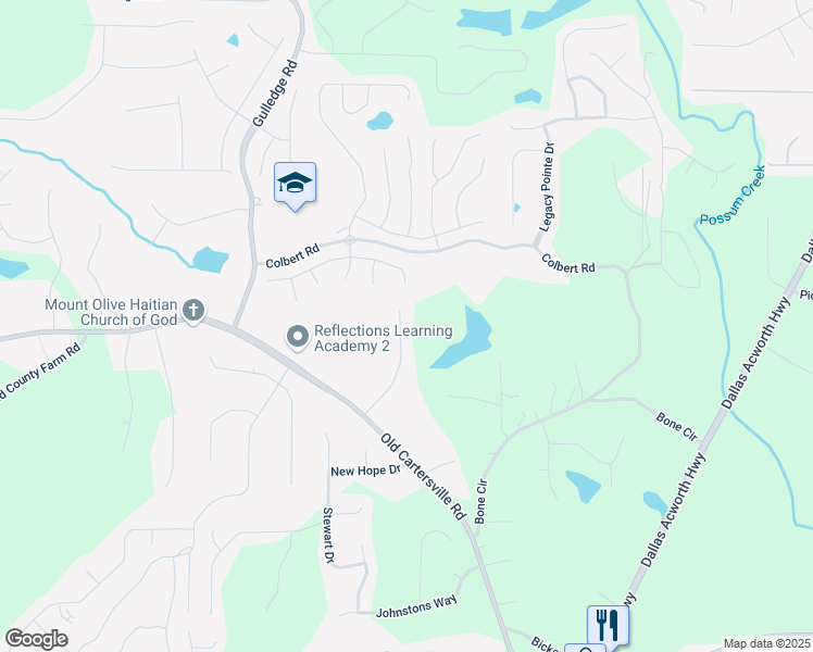 map of restaurants, bars, coffee shops, grocery stores, and more near 238 Brentwood Drive in Dallas