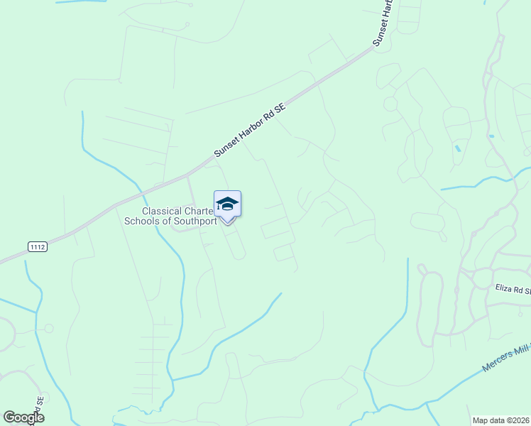 map of restaurants, bars, coffee shops, grocery stores, and more near 4526 Spring Air Court Southeast in Brunswick County
