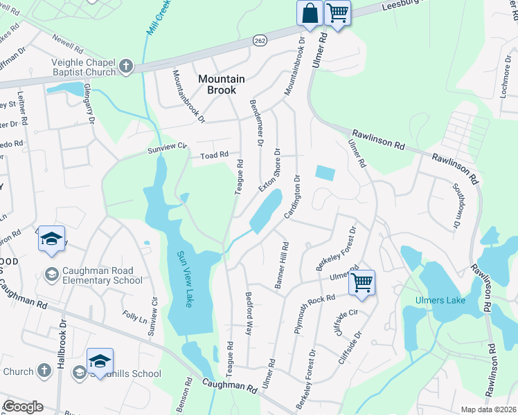 map of restaurants, bars, coffee shops, grocery stores, and more near 2324 Exton Shore Drive in Columbia