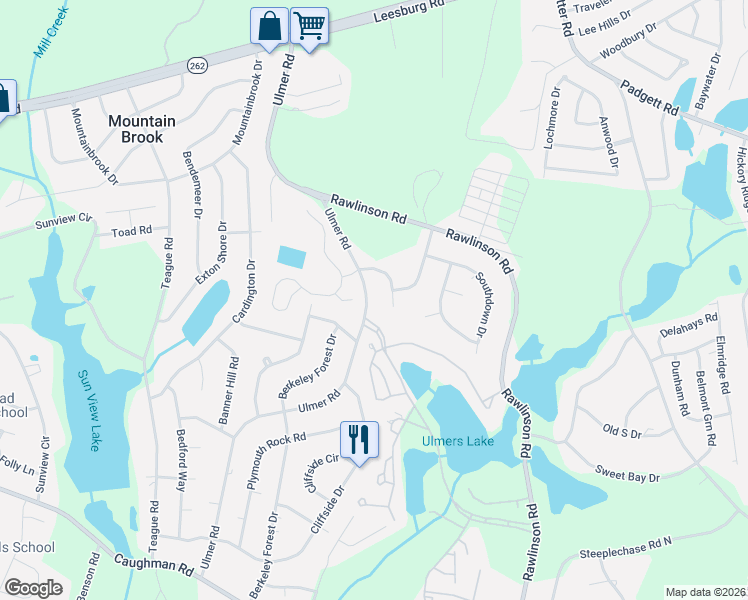map of restaurants, bars, coffee shops, grocery stores, and more near 3700 Ulmer Road in Columbia